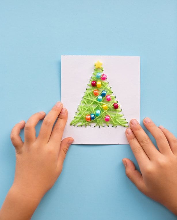 Handprint Christmas Cards for Teachers - Polar Bear and Rudolph Ideas
