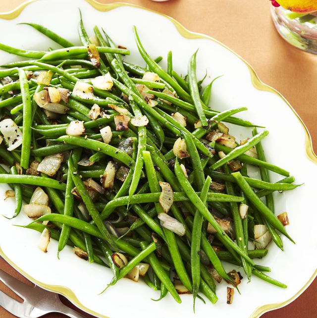 string beans with shallots