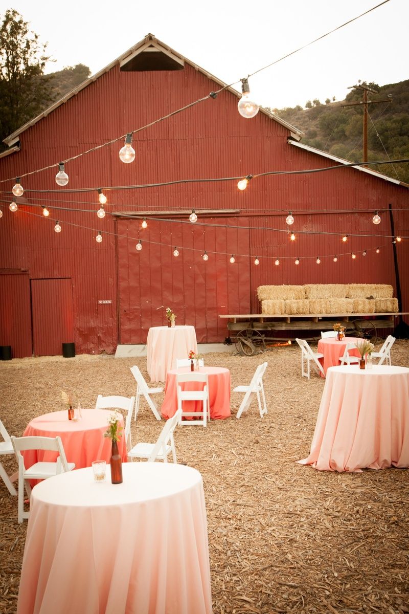 string lights outdoor wedding idea