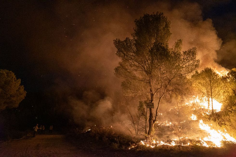 forest fires in catalonia