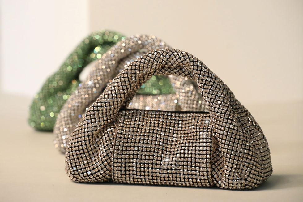 stuart weitzman sparkle handbags evening bags