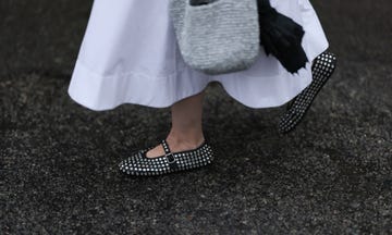 studded ballet flats