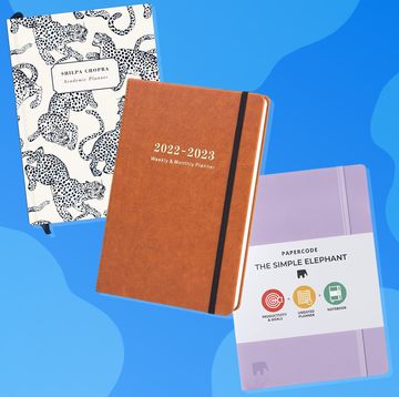 three different planners for students stacked on top of each other