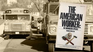 school buses, the american worker cover