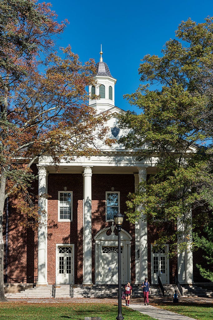 students building, vassar college