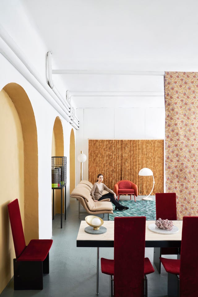 cristina celestino in her new milan studio