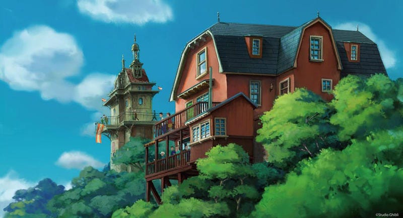 I disegni di Miyazaki diventano realtà nel nuovo parco a tema dello Studio  Ghibli