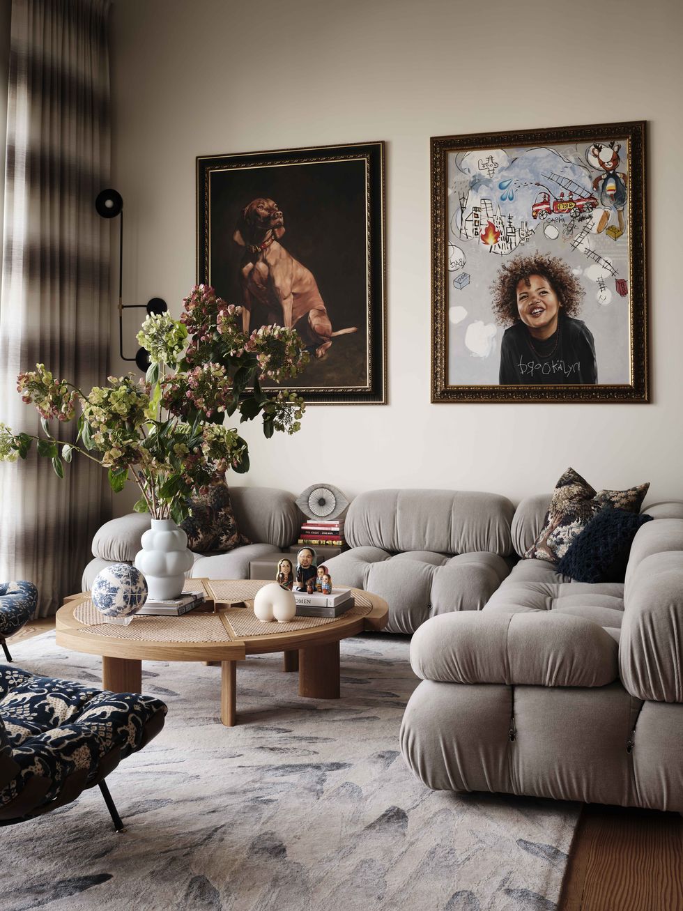 Blush Pink Sofa: Living Room Decor Inspiration - Pretty Little Details