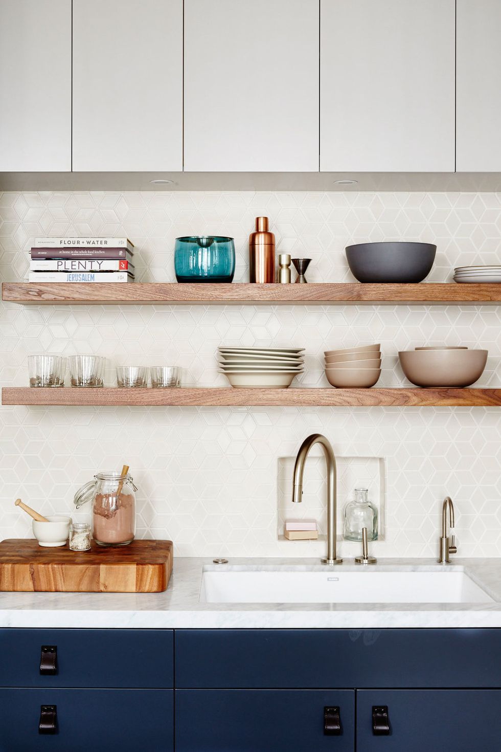 Shelf Under Kitchen Cabinets Design Ideas  Kitchen wall cabinets, Kitchen  cabinet shelves, Floating shelves kitchen