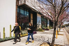 the offices of studio one eleven in long beach were previously home to a nordstrom rack store that was part of a dying outdoor mall