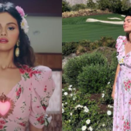 Where to Buy Selena Gomez's De Una Vez Pink Floral Dress
