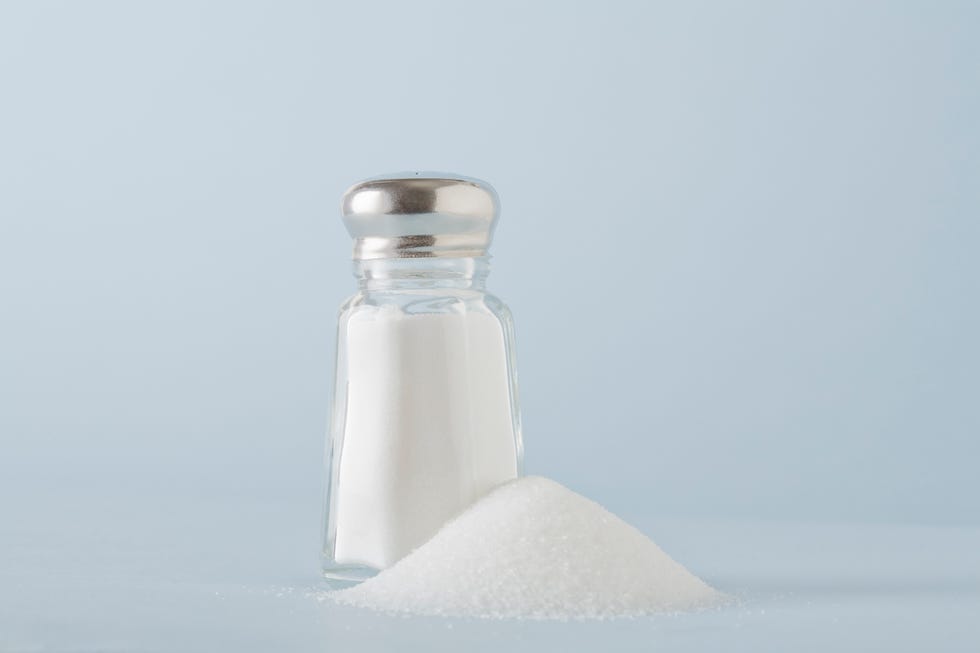 Studio shot of salt shaker