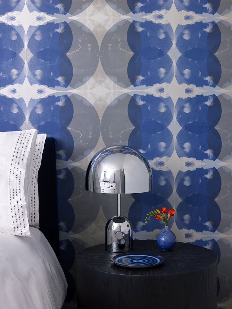 Hopepak Modern Blue Stripe Peel and Stick Wallpaper  Ubuy India