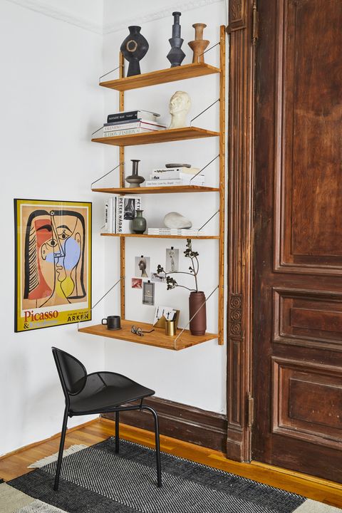 writing retreat by installing a shelving unit on the wall in an unused corner of his apartment, tariq dixon, cofounder of the furniture brand trnk, turned a tiny space into a writer’s oasis
