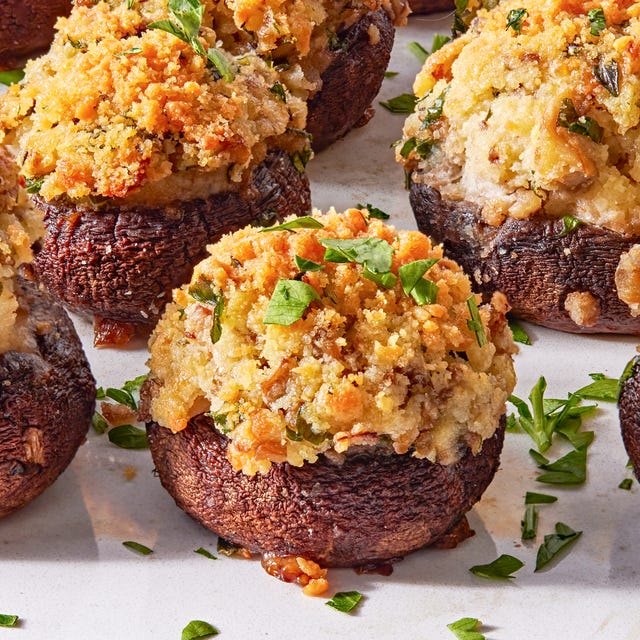 stuffed mushrooms with breadcrumbs