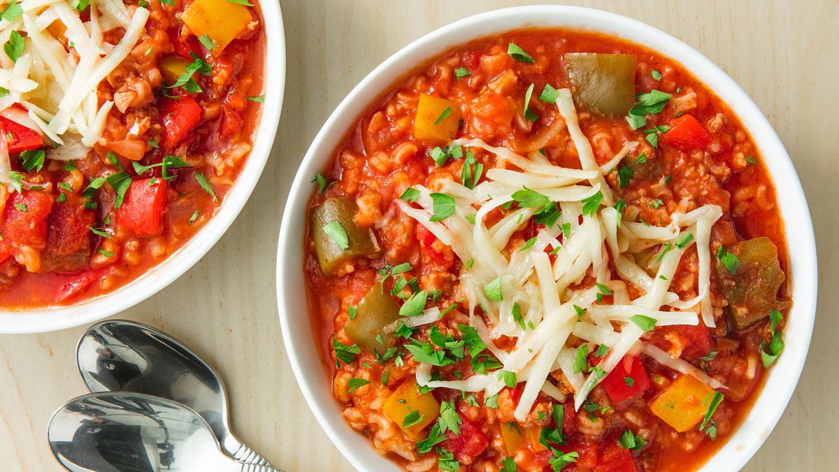 preview for This Stuffed Pepper Soup Is A Great Take On A Classic