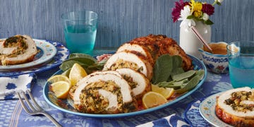 the pioneer woman's stuffed turkey breast