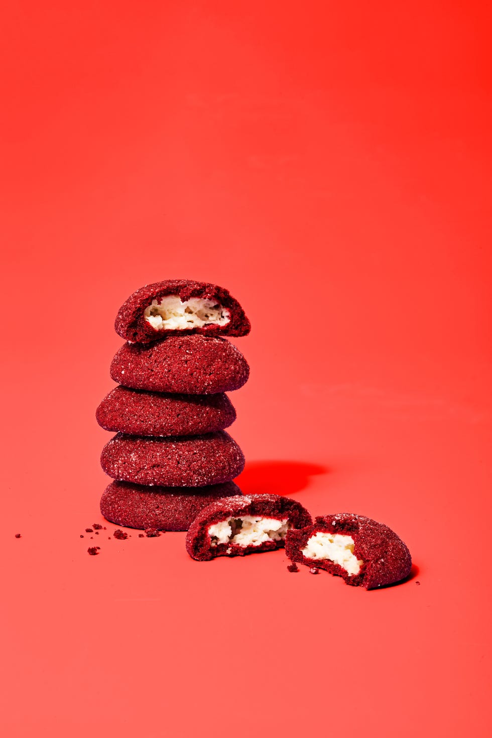 stuffed red velvet cookies