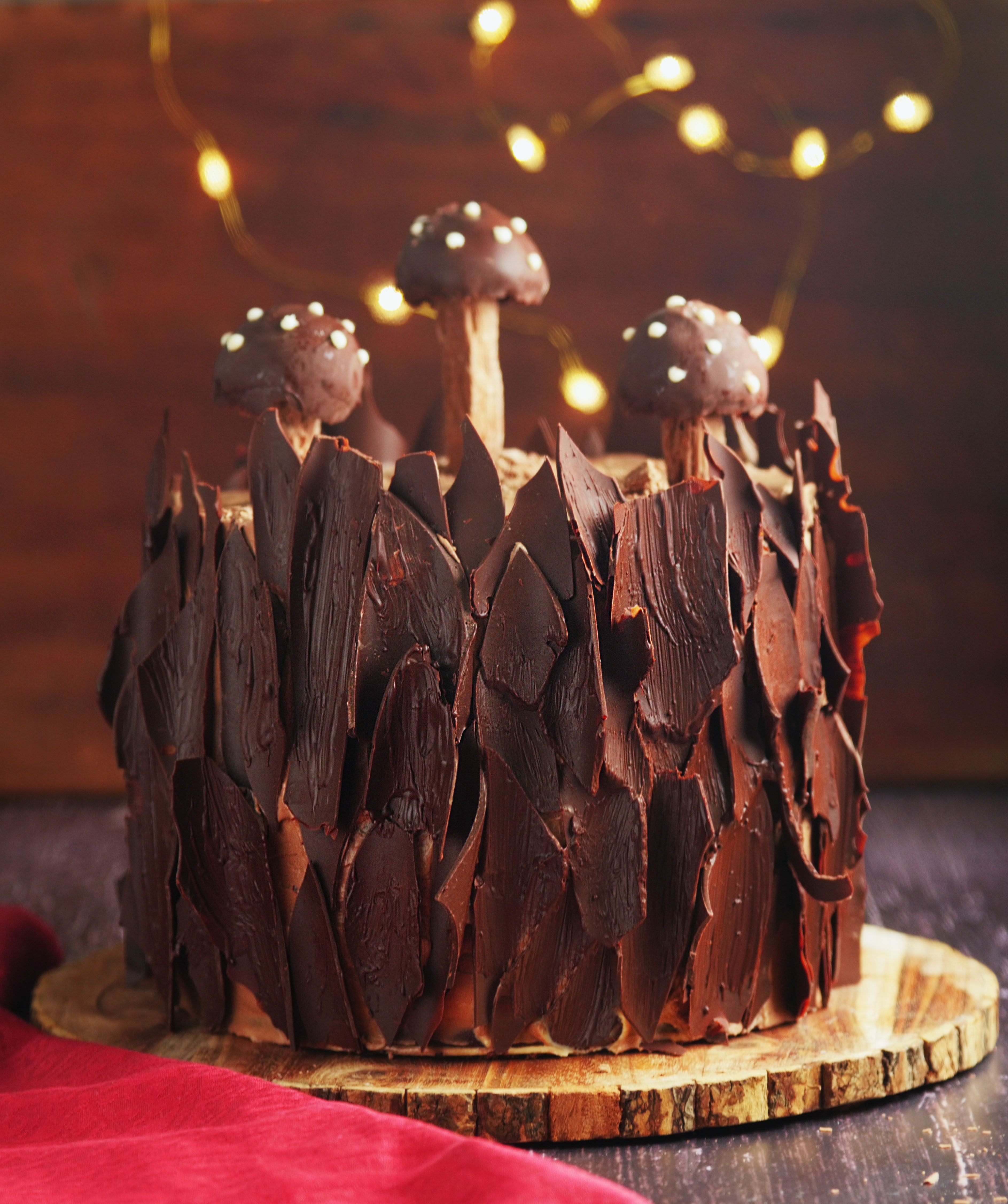 Luxurious Vegan Chocolate Truffle Cake - The Loopy Whisk
