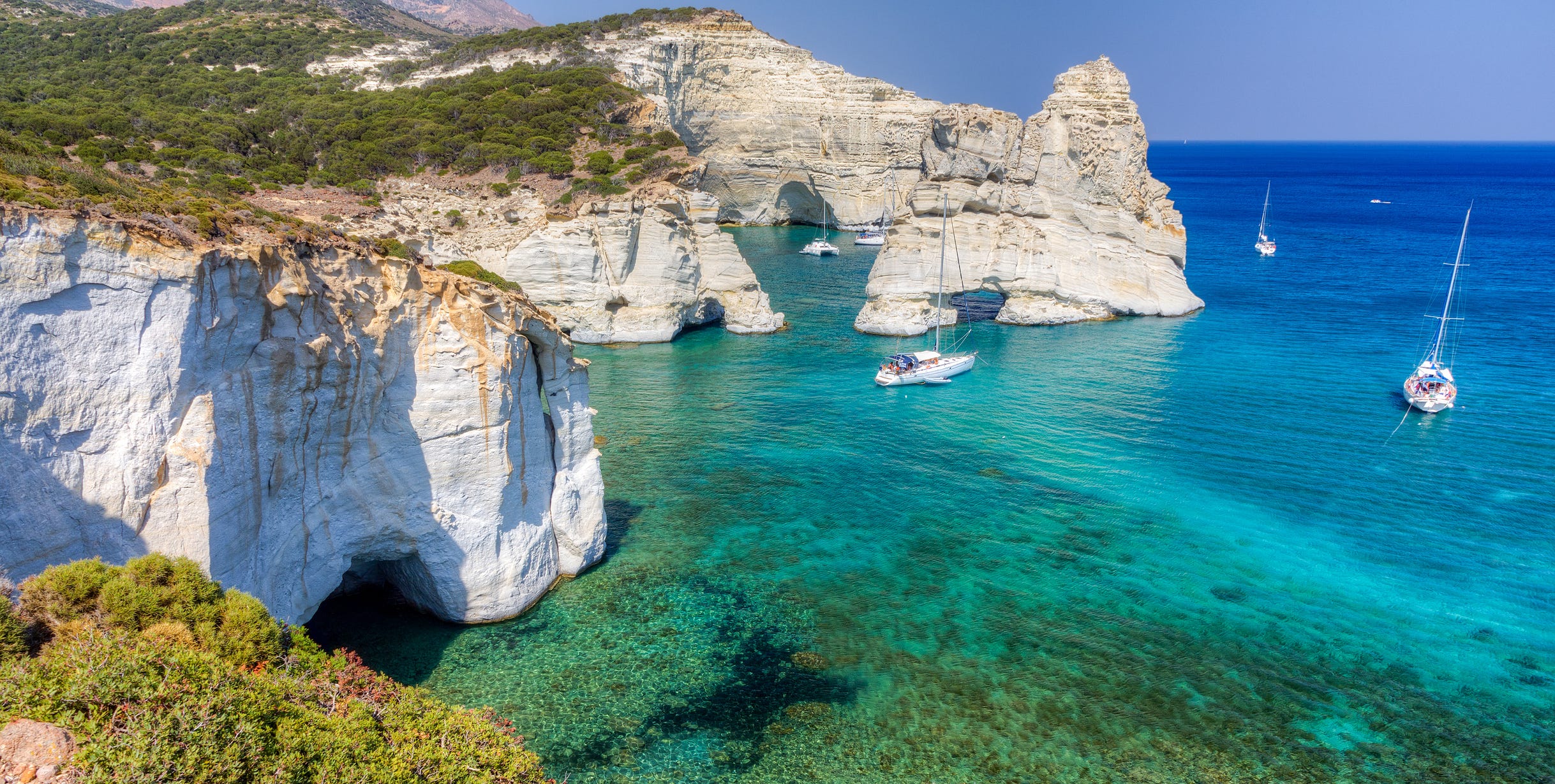 Kleftiko Milos Island Cyclades Greece