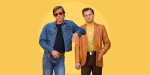 Woud veiling Tussendoortje Brad Pitt's 'Once Upon a Time...In Hollywood' Champion Logo Tee