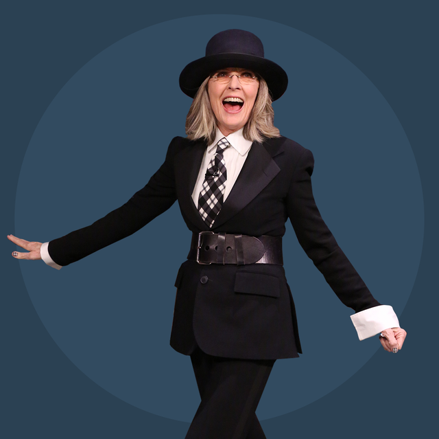 Diane Keaton Suit Style on Instagram - Women Wearing Suits