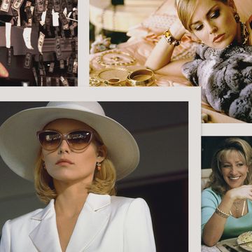 michelle pfeiffer, lady gaga, edie falco, sharon stone and jennifer lawrence in mob wife looks