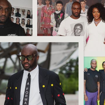 virgil abloh "make it ours" book by robin givhan fashion event featuring models and attendees wearing distinctive clothing