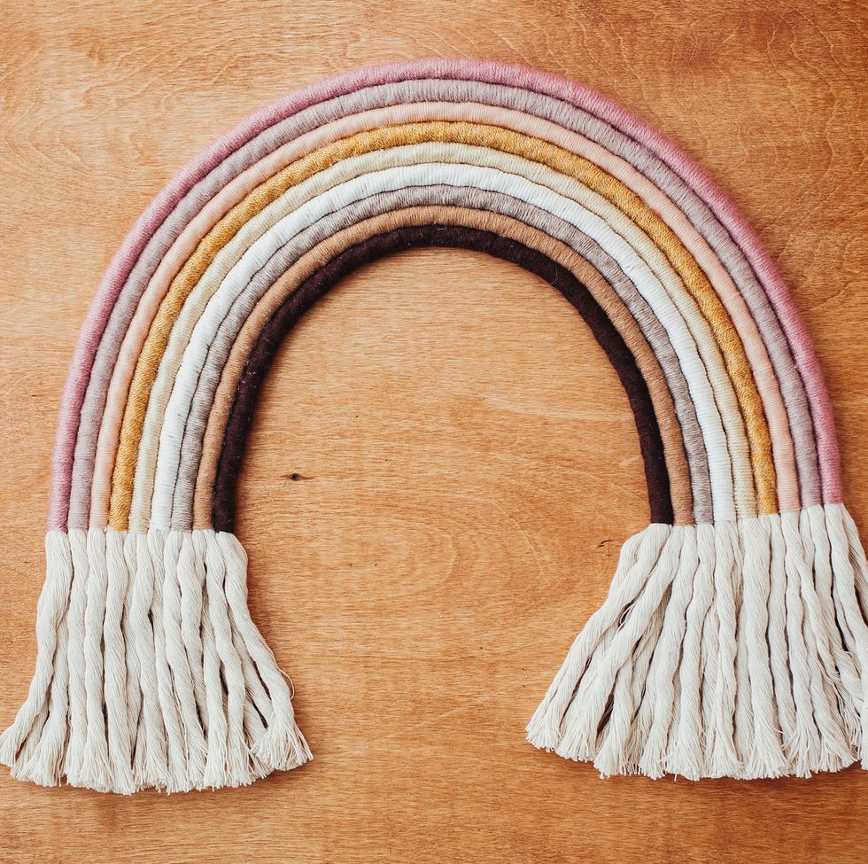 pride crafts macrame rainbow