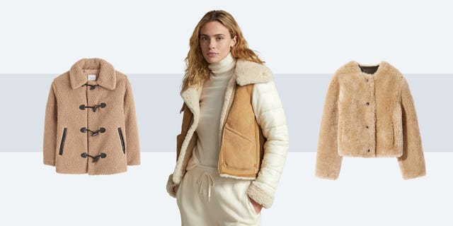 Topstitched Shearling Coat - Women - Ready-to-Wear