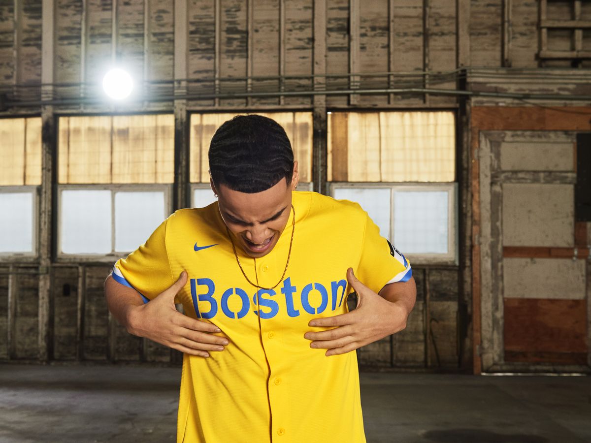 LOOK: Red Sox unveil yellow, Boston Marathon-inspired 'City Connect' jerseys  for 2021 season 