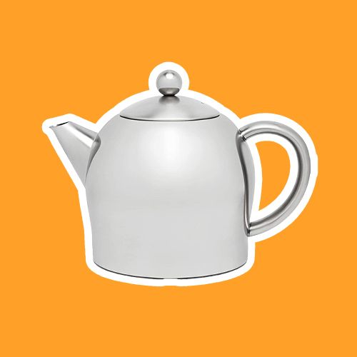 ステンレス製の紅茶ポット