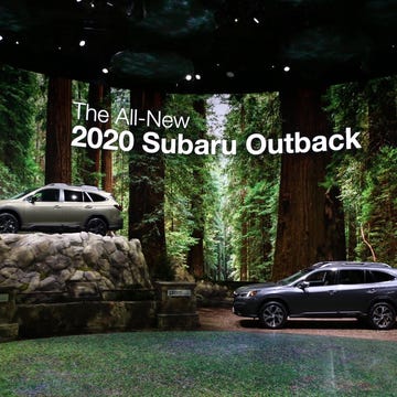 Subaru stand New York auto show Subaru stand New York auto show