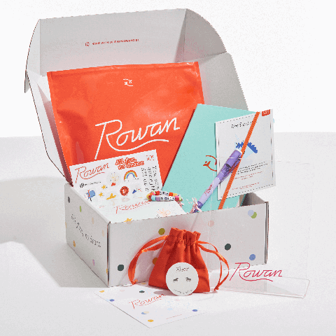 rowan box for new piercing with earrings, bracelet and stickers, good housekeeping pick for best subscription boxes for kids
