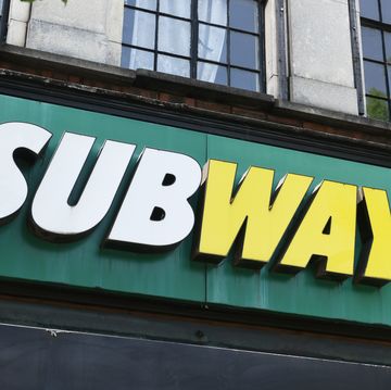 subway store sign, on building exterior
