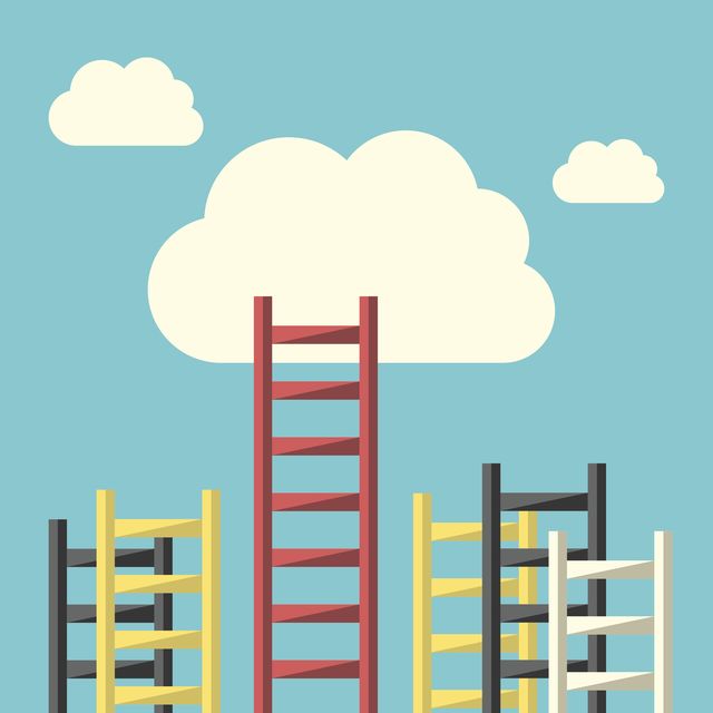 success ladder to cloud