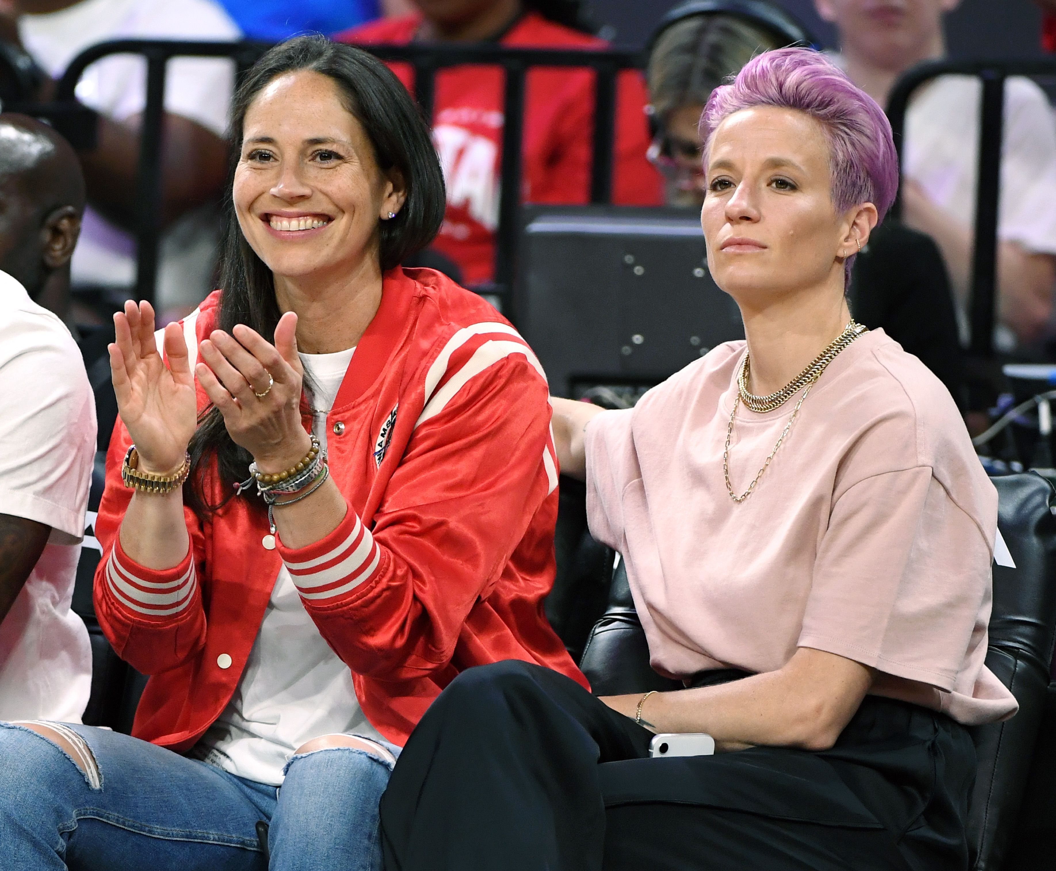 Megan Rapinoe U.S.A soccer team/Sue Bird WNBA photograph LGBTQ