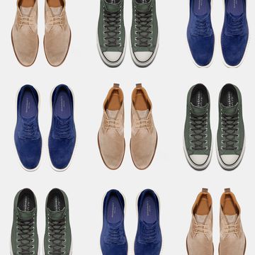men's suede shoes and sneakers