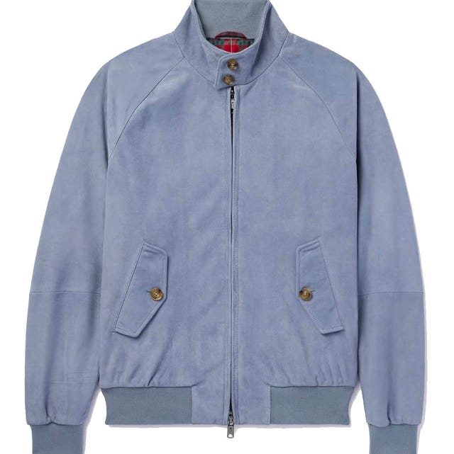 baracuta g9 suede harrington jacket £505