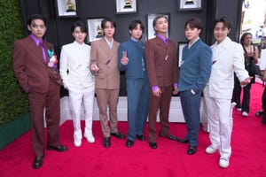 bts、グラミー賞、レッドカーペット