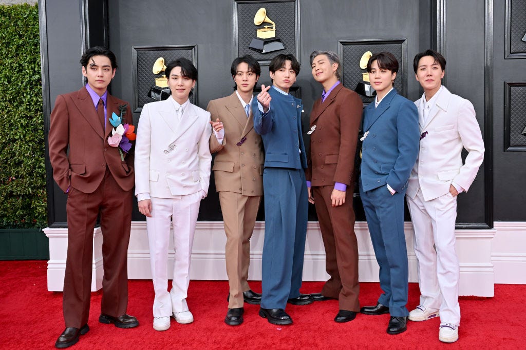 BTS at Grammys: RM, Jin, Suga, J-Hope, Jimin, V, Jungkook serve