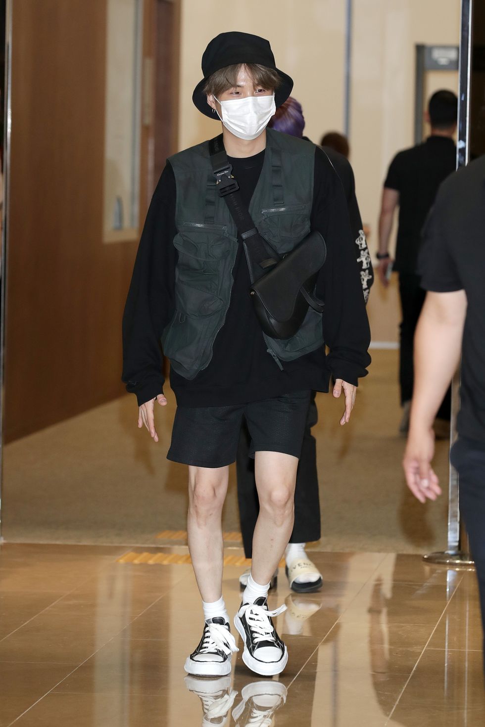 Jimin of boy band BTS aka Bangtan Boys is seen upon arrival at Gimpo  News Photo - Getty Images