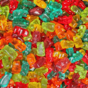 Gummy bear, Gummi candy, Candy, Jelly babies, Confectionery, Food, Sweetness, Fruit snack, Hard candy, Wine gum, 