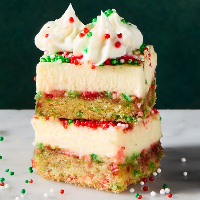 layered sugar cookie cheesecake bars