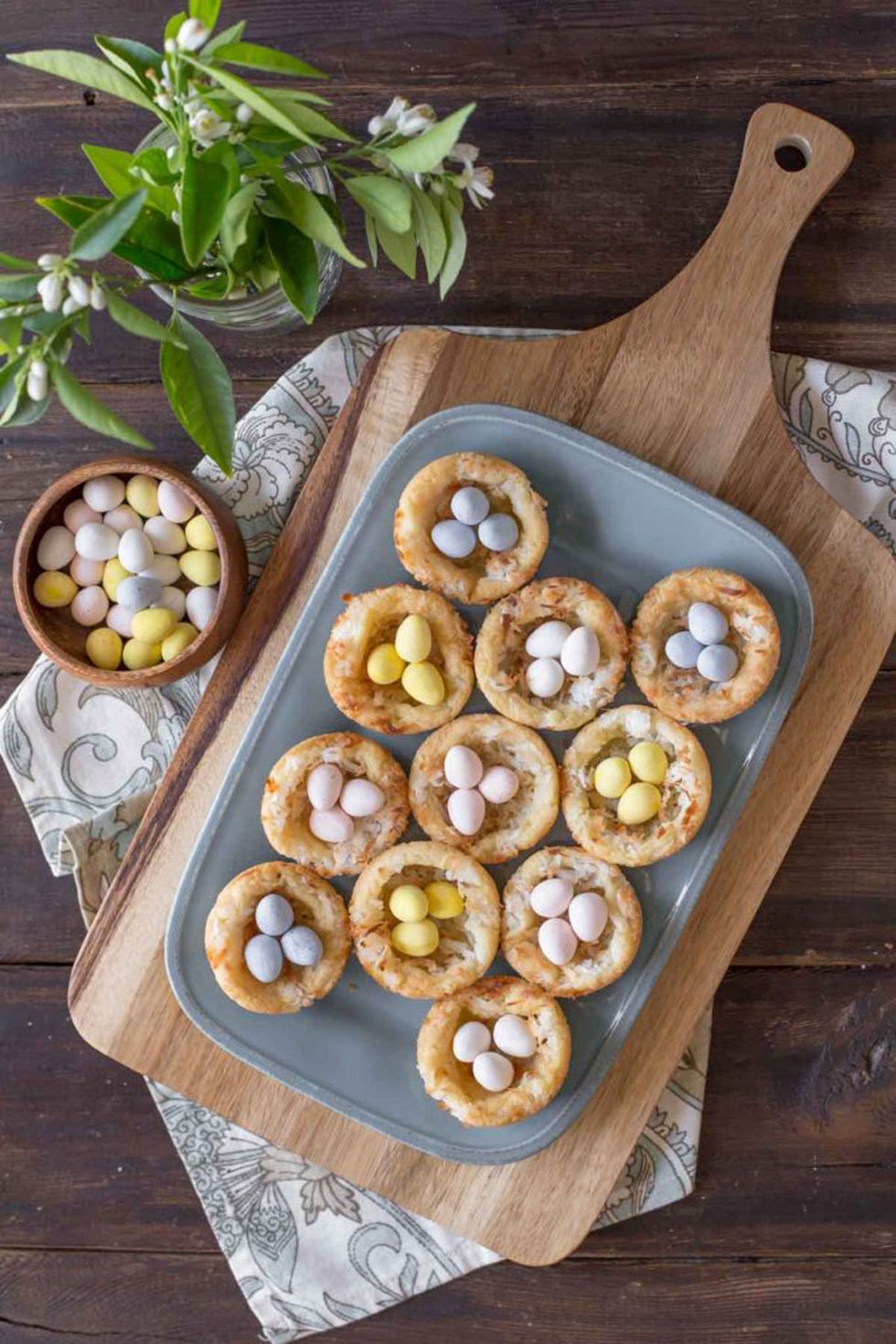 Sugar Cookie Easter Egg Nests - Cadbury Eggs