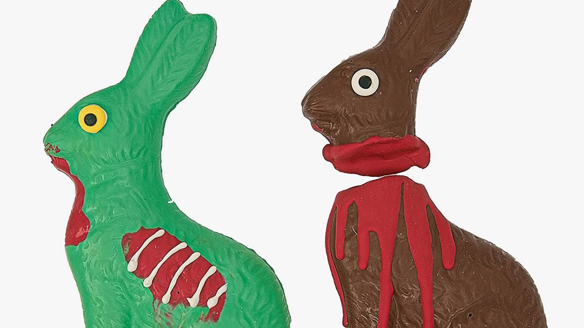 You Can Order Zombie and Victim Chocolate Bunnies on  for a