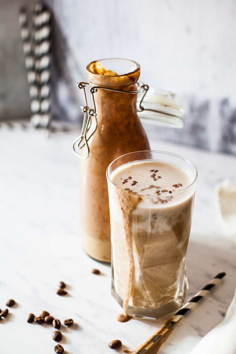 frappuccino con proteína en polvo