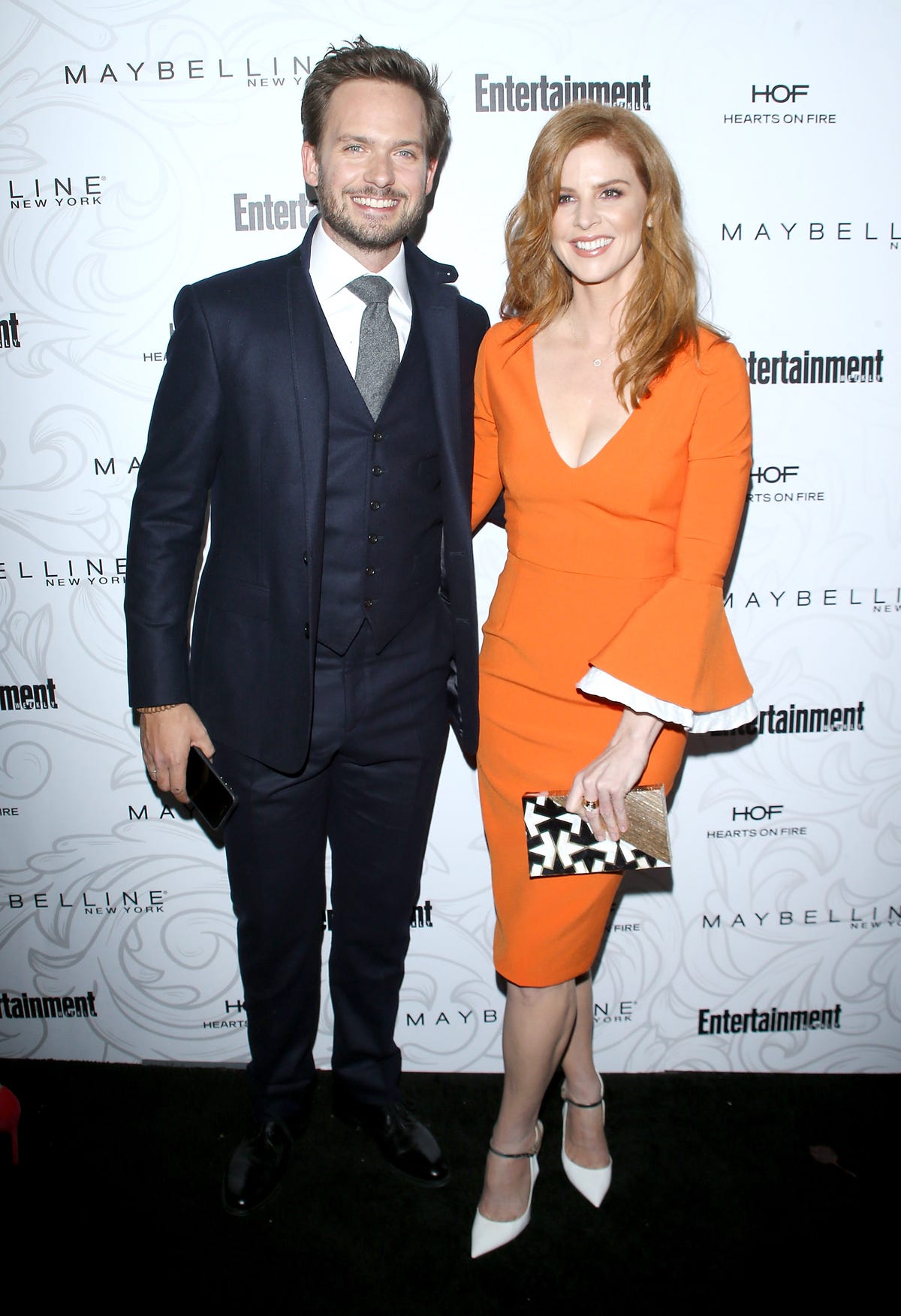 suits patrick j adams sarah rafferty rewatch podcast release date instagram