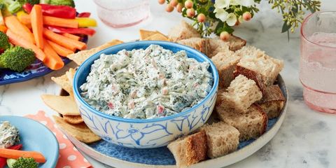 summer appetizers spinach dip