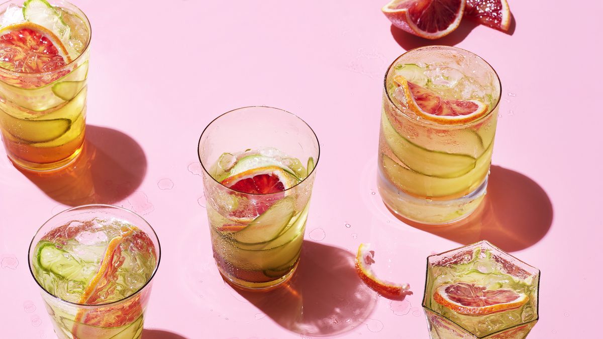 Easy Martini Royale Cocktail with Mint and Prosecco - A Grateful Meal